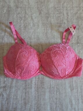 ♥️✨ Victoria's Secret Dream Angels Pink Lace Push Up ✨♥️